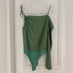 Camila Coelho Sage Green Bodysuit
